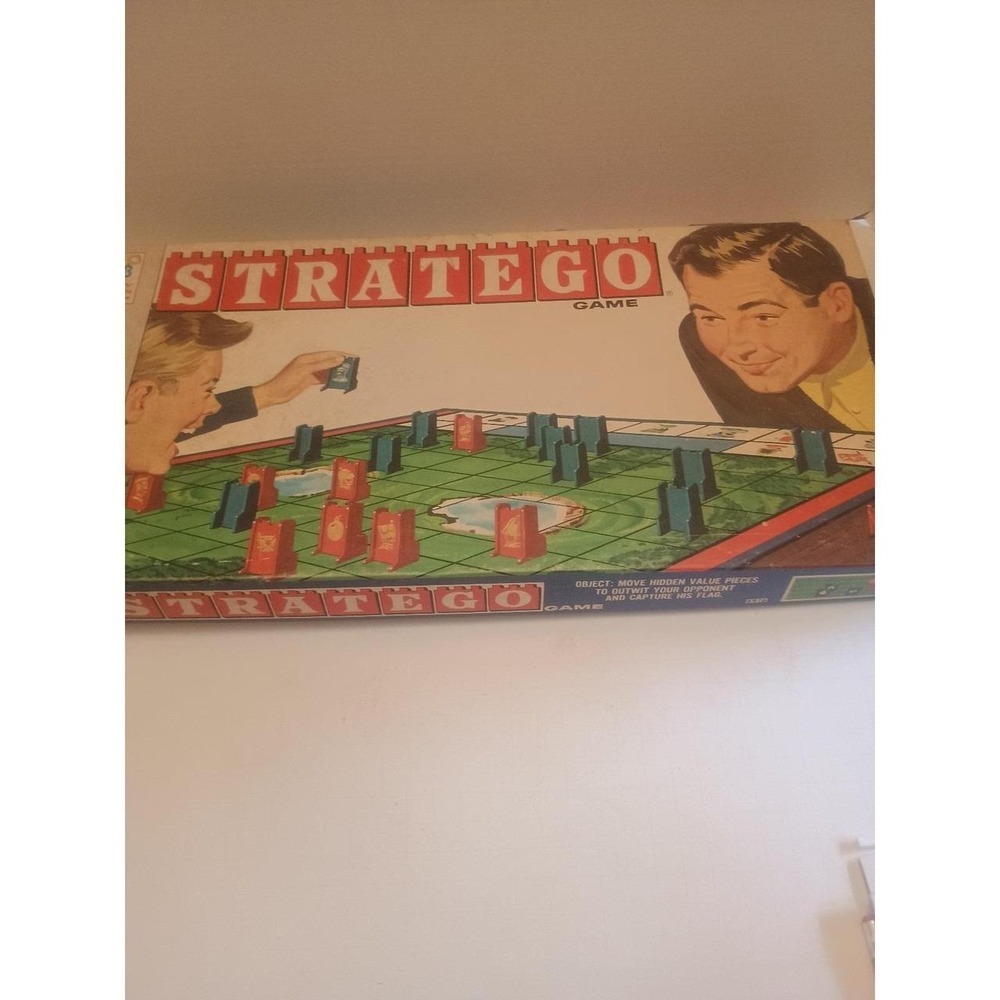 Vintage 1960's Stratego Board Game